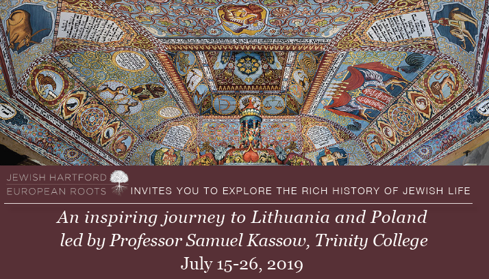 Jewish History Trip to Poland and Lithuania, July 2019
