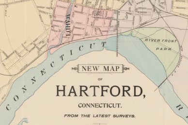 Map of Hartford 1896, detail