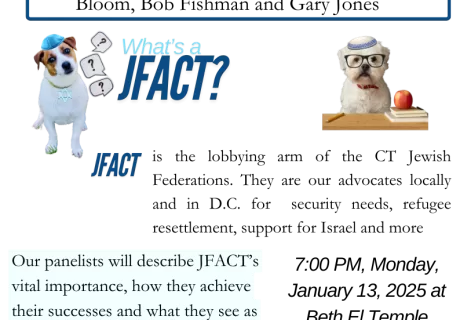 JFACT:  Past, Present & Future 7:00 PM, Monday, January 13, 2025